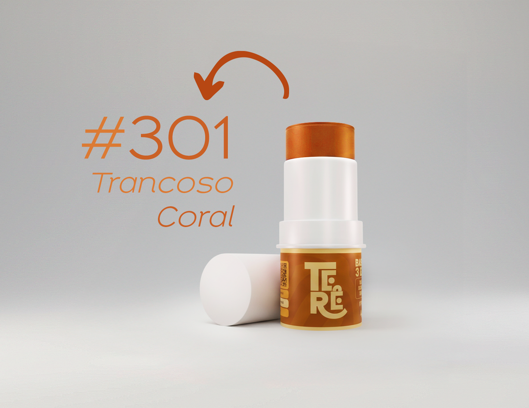 3 EM 1 EM BASTÃO: Blush + Sombra + Batom FPS 50